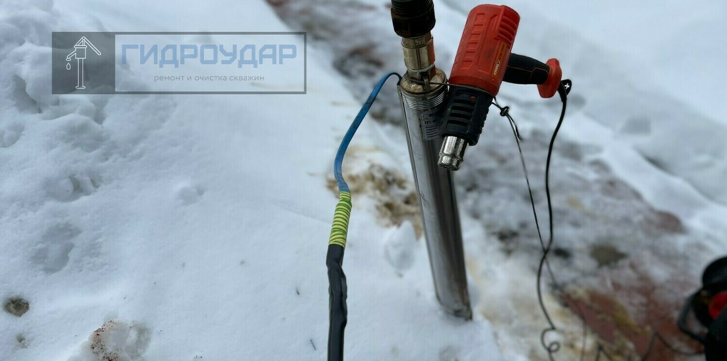Монтаж скважины и замена насоса