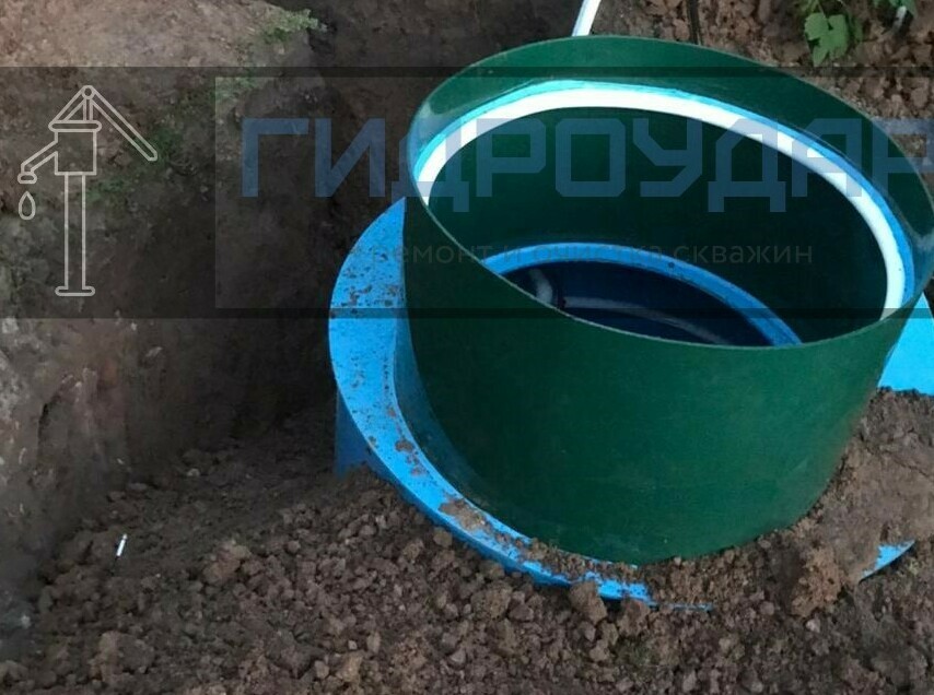 Установка пластикового кессона